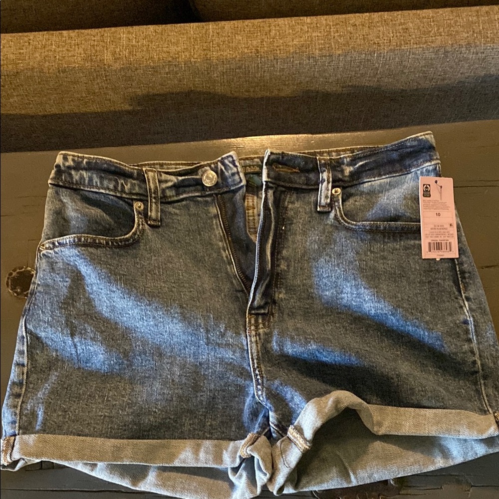 Wild Fable Blue Jean Shorts High-Waisted